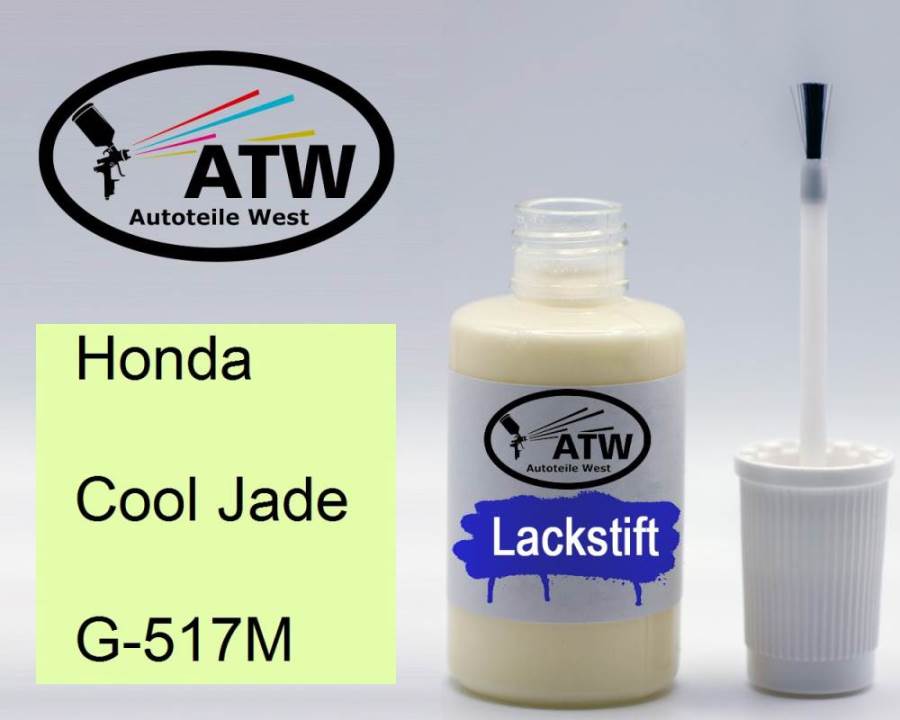 Honda, Cool Jade, G-517M: 20ml Lackstift, von ATW Autoteile West.